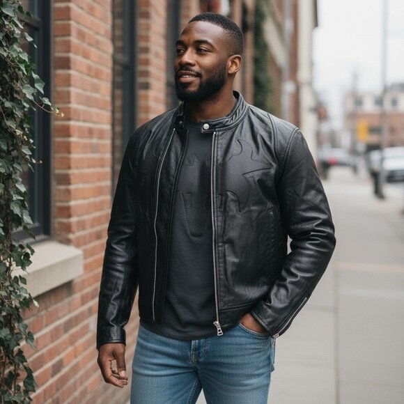 Air Jordan x Travis Scott Cactus Jack Waxed Black Jacket DZ5474-010 Men’s L NEW - Picture 6 of 16